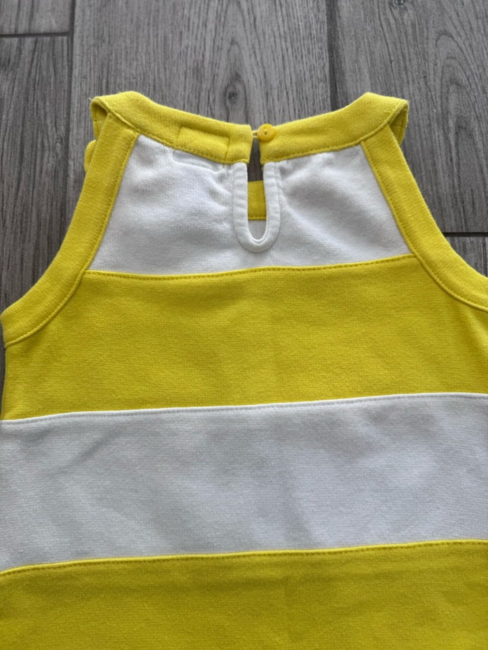 Baby GAP Yellow & White Striped Dress Bow NWOT, Size 3T - Picture 4 of 6